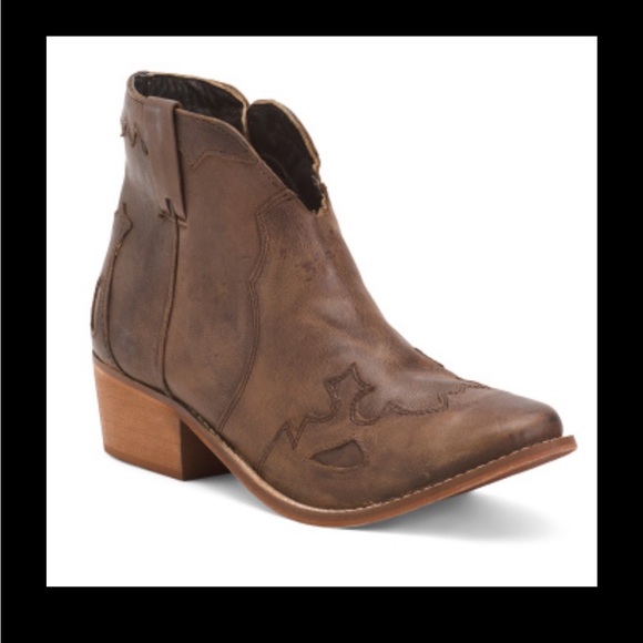 🍁NEW🍁 VOLATILE Drexel Leather Western Booties - Picture 3 of 11